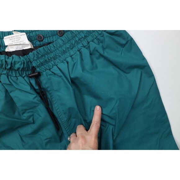 Vintage 90s Gander Mountain Mens M - XL Tall Waterproof Wide Leg Rain Pants USA - Picture 7 of 15